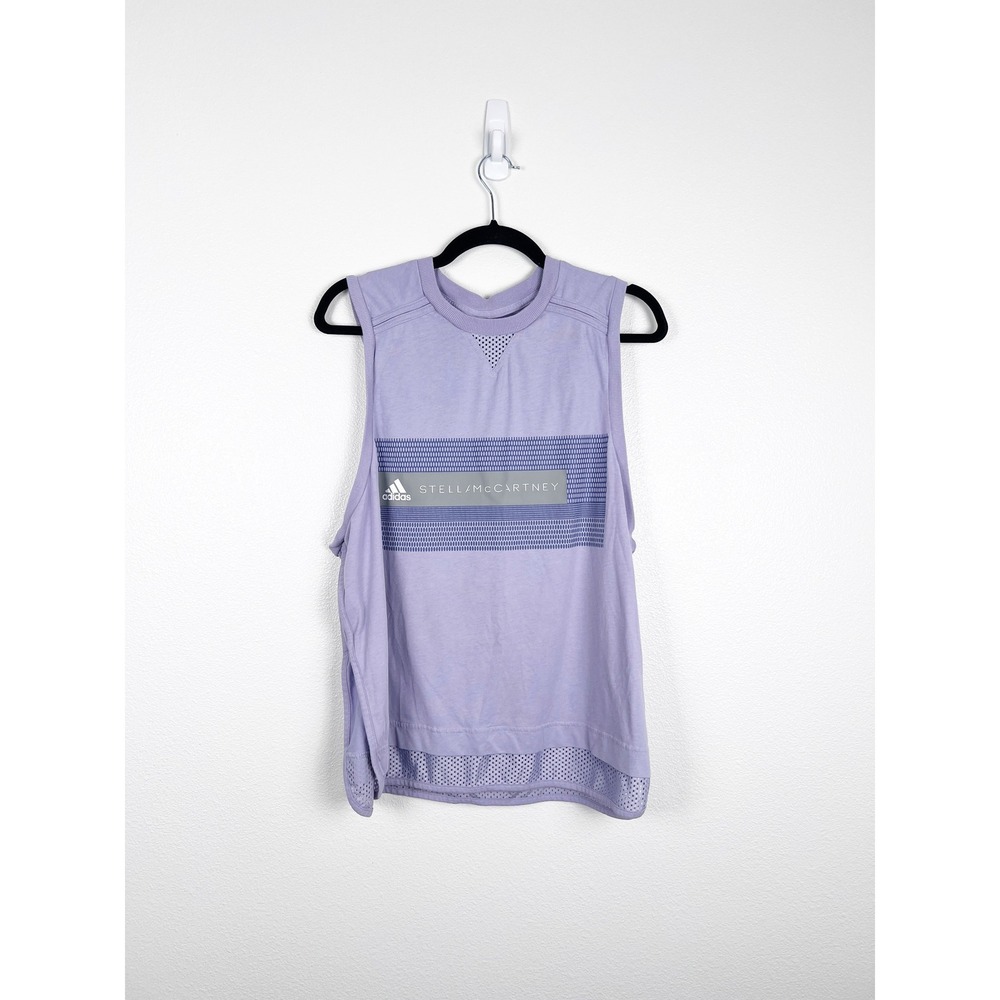 Adidas Stella McCartney Women Purple Sleeveless Workout Tank Top‎ Large